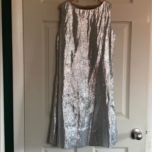Vintage Handmade Silver Go-go Dress